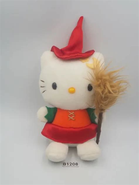 Witch themed hello kitty stuffed toy
